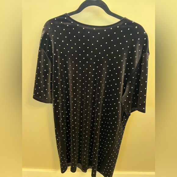 Rhinestone accent little black dress - Picture 2 of 2